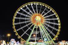 Riesenrad at night